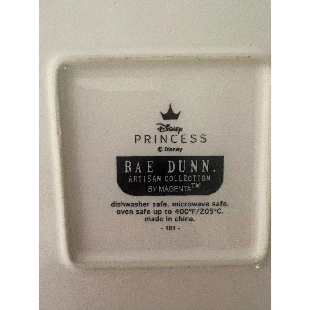 Rae Dunn Disney Princess Cinderella Square Baking Dish A Dream Come True